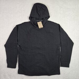 Nike Yoga Nomad Hoodie Mens XL Dri Fit Black Athleisure Textured DV9875-010